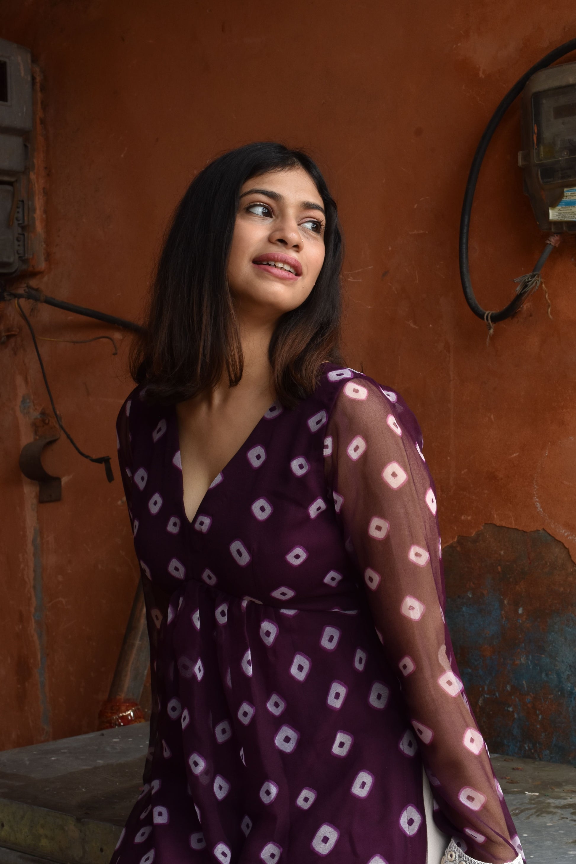 V neck kurta