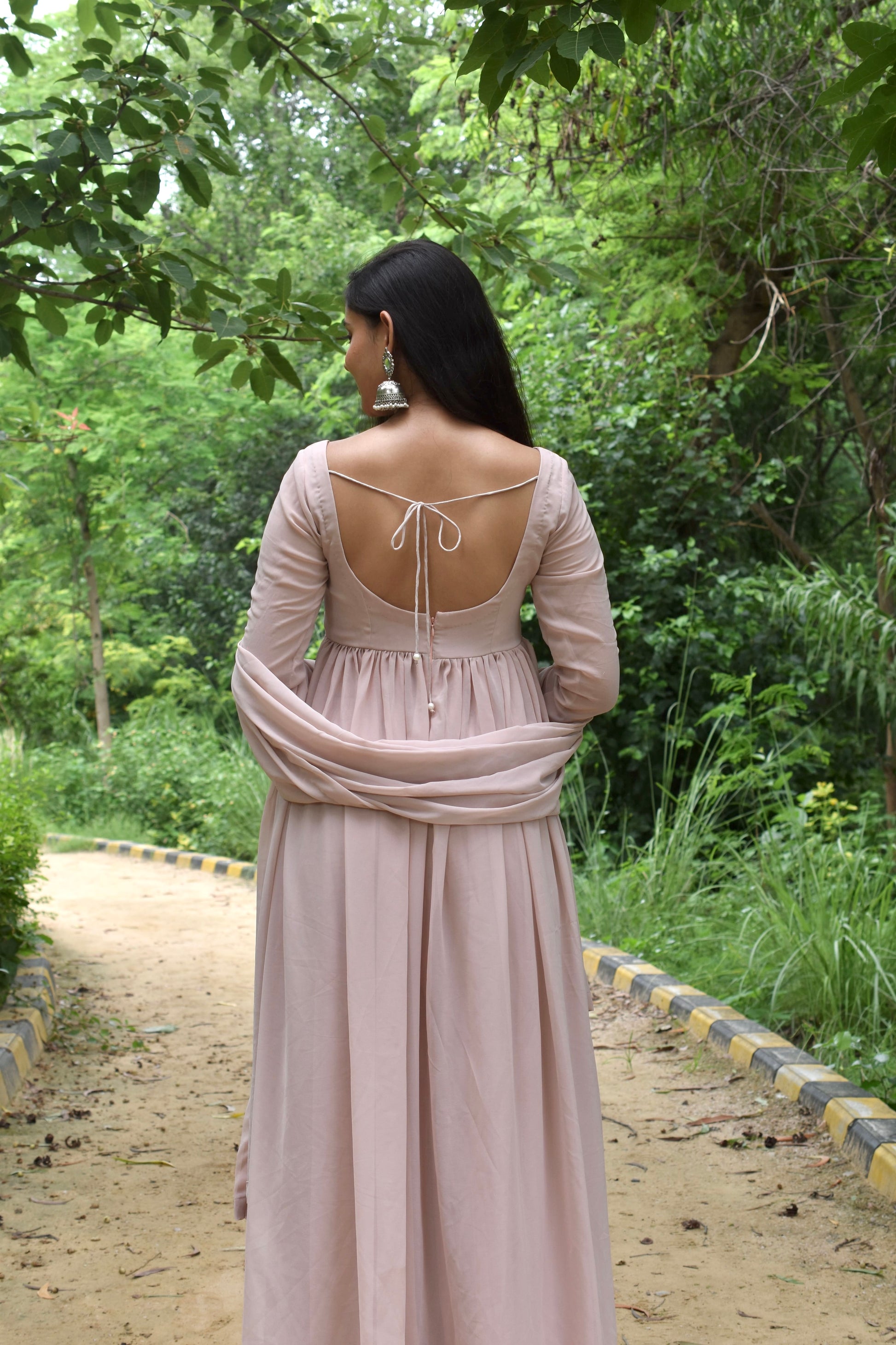 Designer back suit